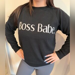 Brunette the label Boss Babe Sweatshirt